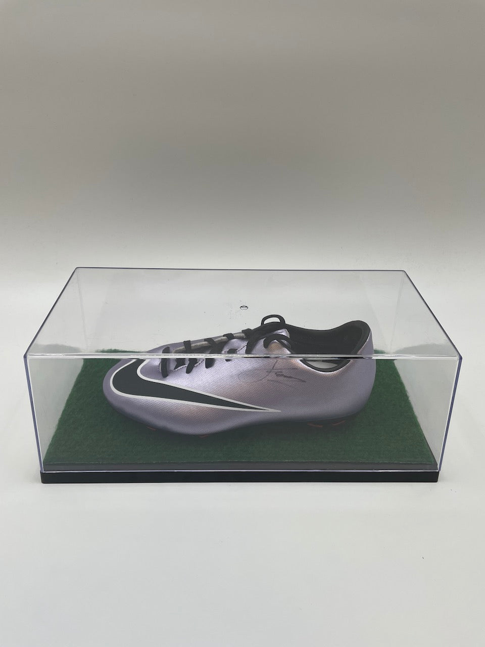 Football shoe Mike Hanke signed Football Gladbach Bundesliga Coa Schuh Autogram