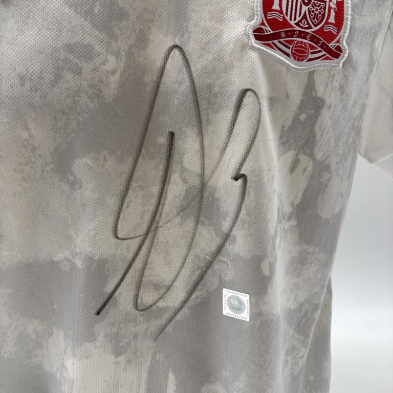 Spanien Trikot Alvaro Carerras signiert COA Autogramm neu M