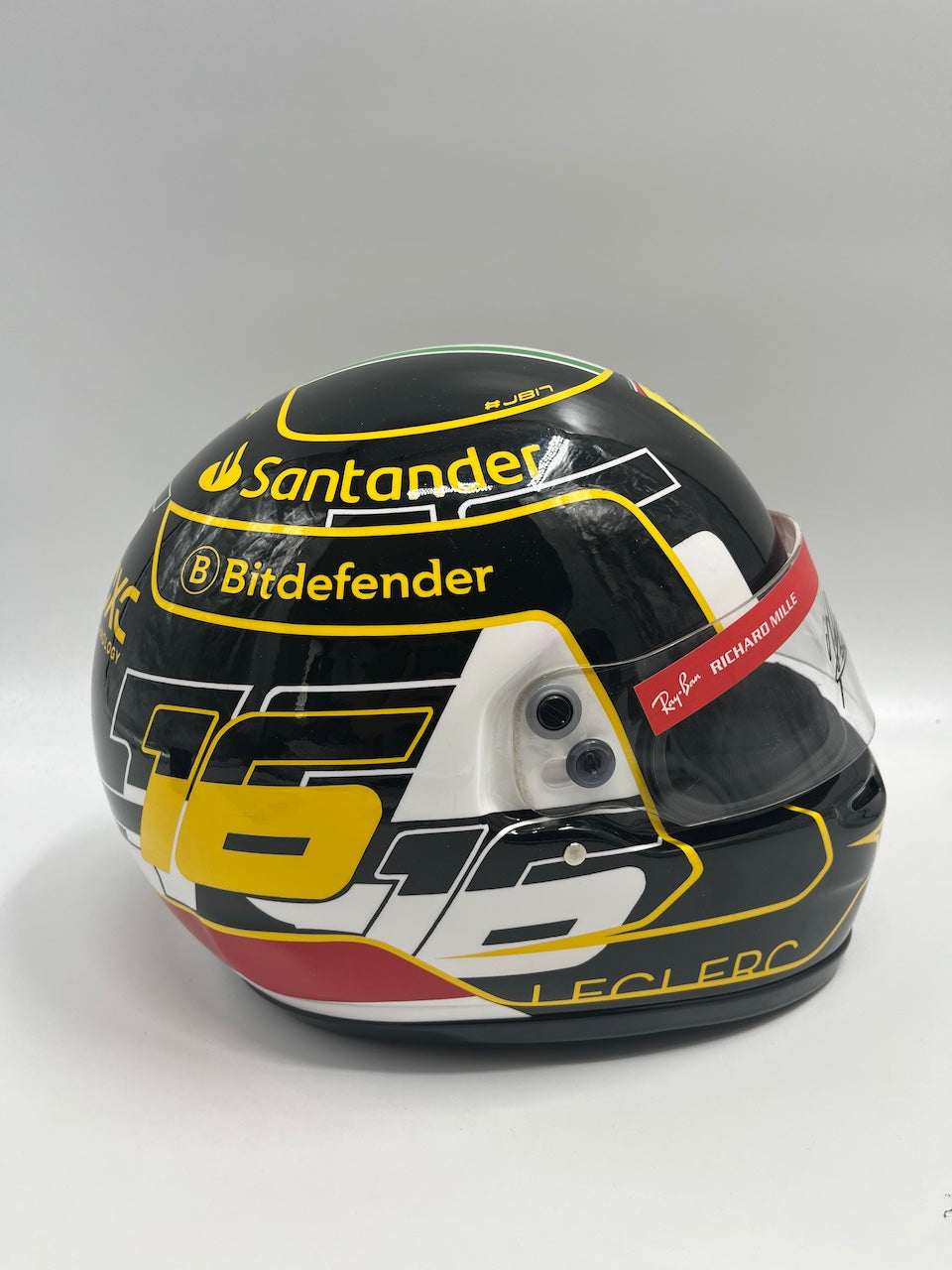 Charles Leclerc Formula 1 Replica Helmet Signed Autograph COA 1:1