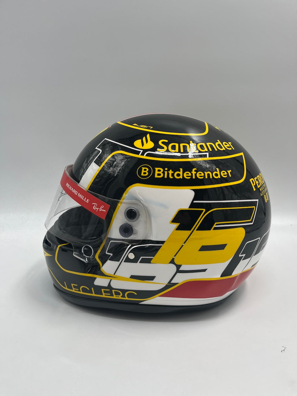 Charles Leclerc Formula 1 Replica Helmet Signed Autograph COA 1:1