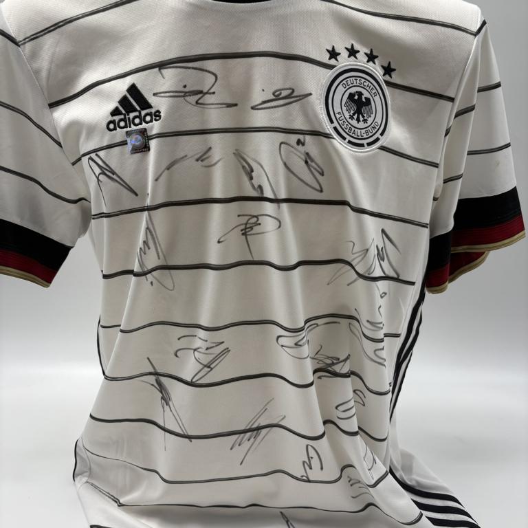 Deutschland Trikot EM 2021 Teamsigniert DFB COA Fußball Autogramm Adidas L