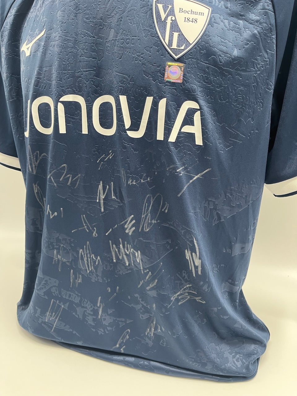 VfL Bochum Trikot 2024/2025 Teamsigniert Bundesliga COA Mizuno XL