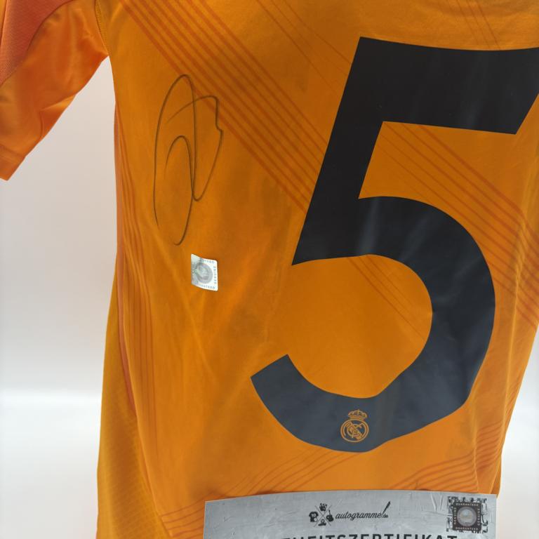 Real Madrid Trikot Jude Bellingham signiert Autogramm Adidas COA 164