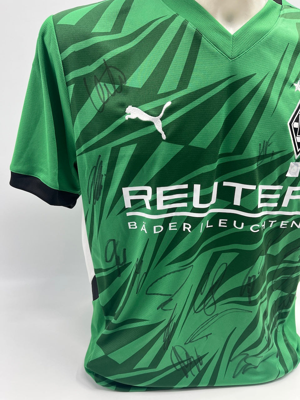 Borussia Mönchengladbach Trikot 2024/2025 Teamsigniert Bundesliga COA Puma L