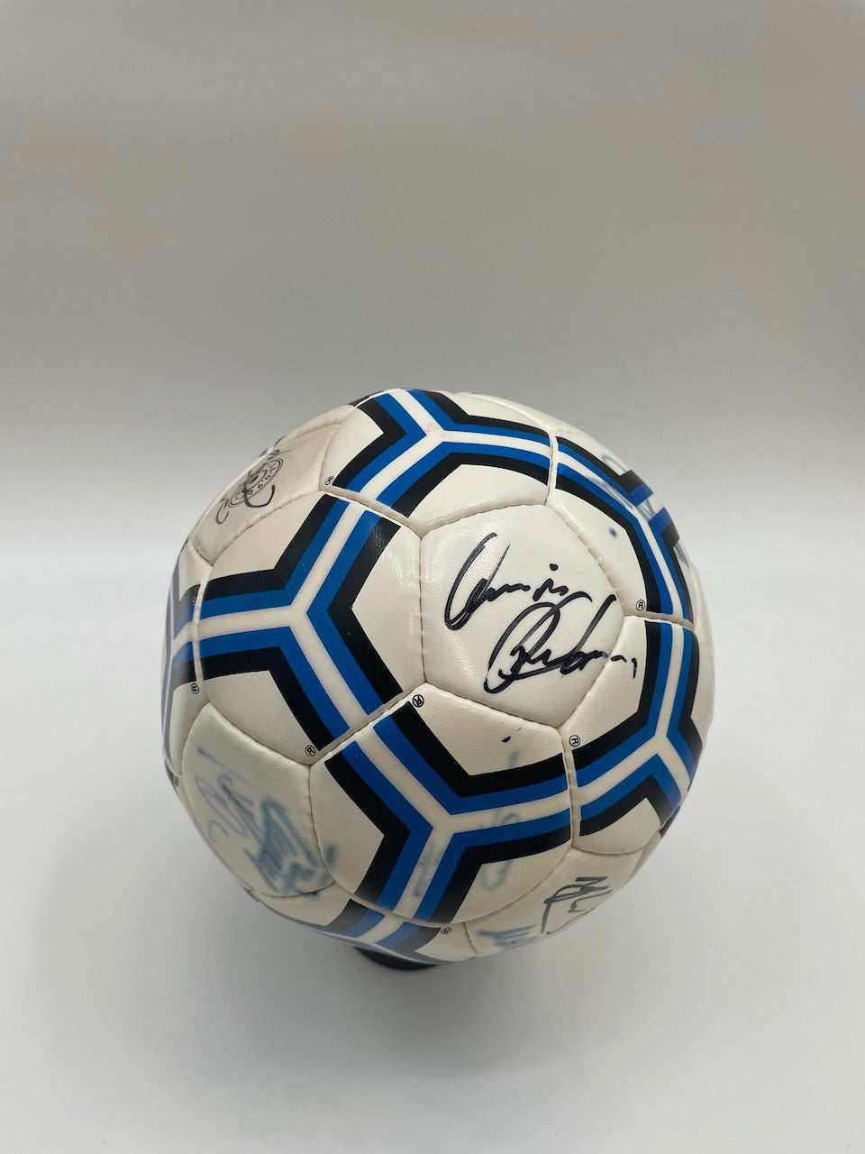 FC Bayern Football team signed 1992/93/94 Signature of Autogram Stadtlo Ball