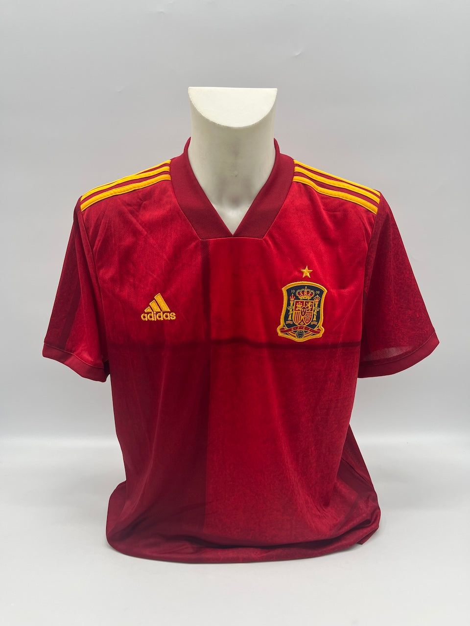 Spanien Trikot Ansu Fati signiert Adidas COA Autogramm XL