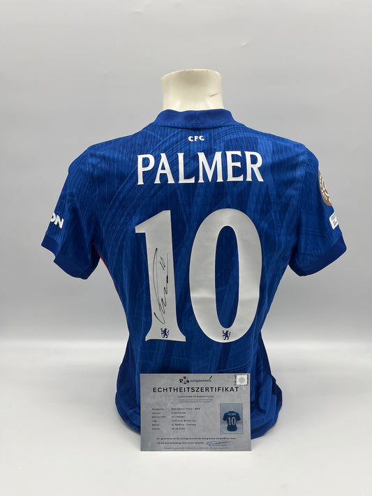 Matchworn Chelsea Trikot getragen& signiert von Cole Palmer Club WM Achtelfinale