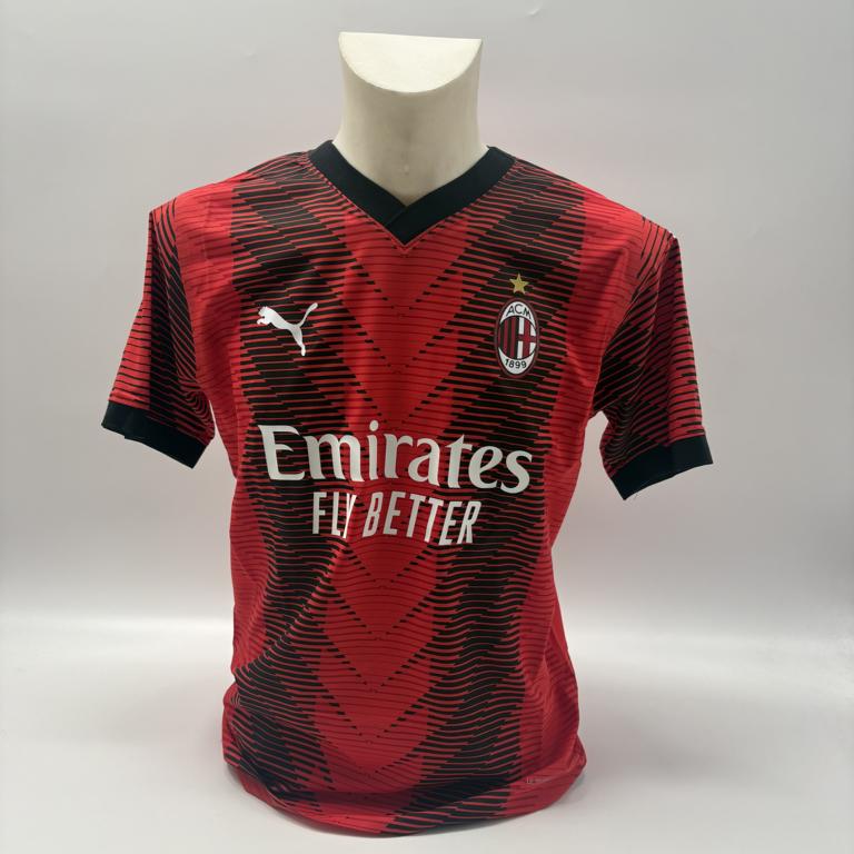 AC Mailand Authentic-Trikot Rafael Leao signiert Autogramm Puma COA S