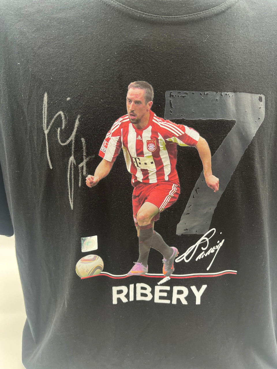 Bayern Munich T-shirt signed by Franck Ribery, FCB XL