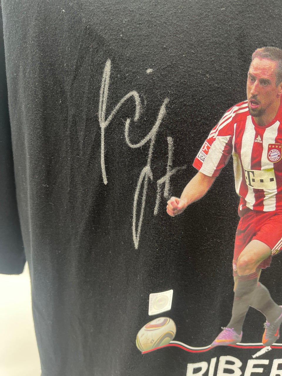 Bayern Munich T-shirt signed by Franck Ribery, FCB XL