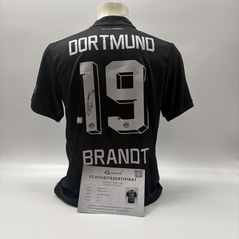 Borussia Dortmund Sondertrikot Julian Brandt signiert Puma COA Autogramm M