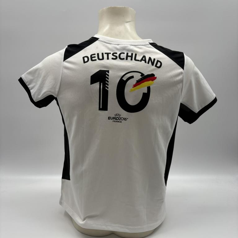 DFB Fanshirt EM 2016 Franz Beckenbauer signiert Adidas COA Deutschland DFB Kaiser 158/164