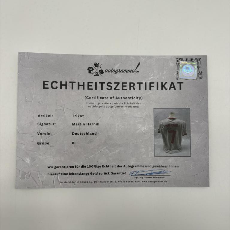 VFB Stuttgart Trikot Martin Harnik signiert VFB COA Puma XL