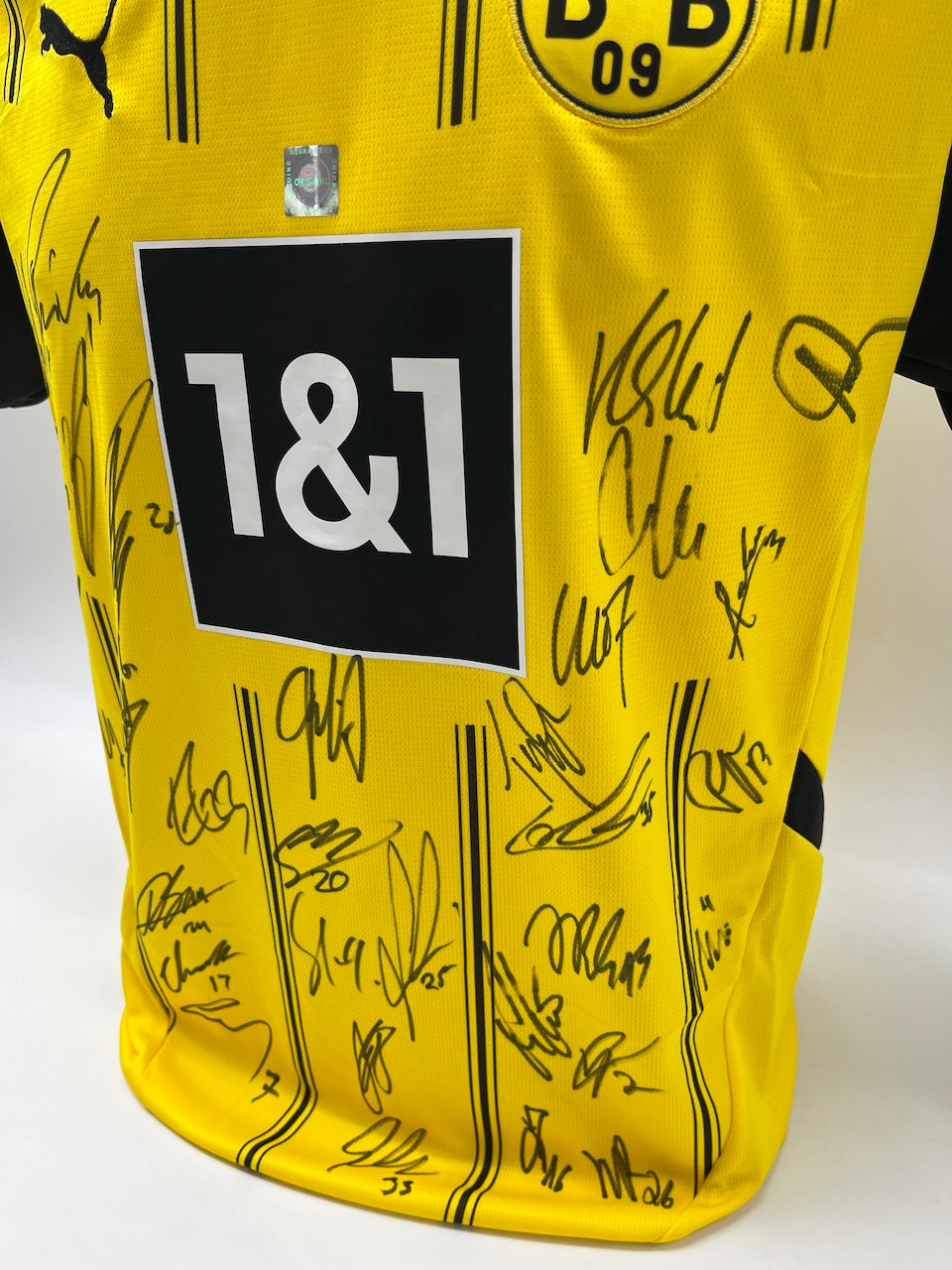 BVB Trikot 2024/2025 Teamsigniert Borussia Dortmund Bundesliga COA Puma M