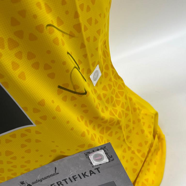 Borussia Dortmund Trainingsshirt Serhou Guirassy signiert Puma COA Autogramm L