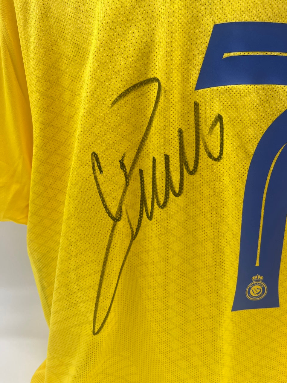 Al Nassr FC Trikot Cristiano Ronaldo signiert Autogramm COA Fußball XXL