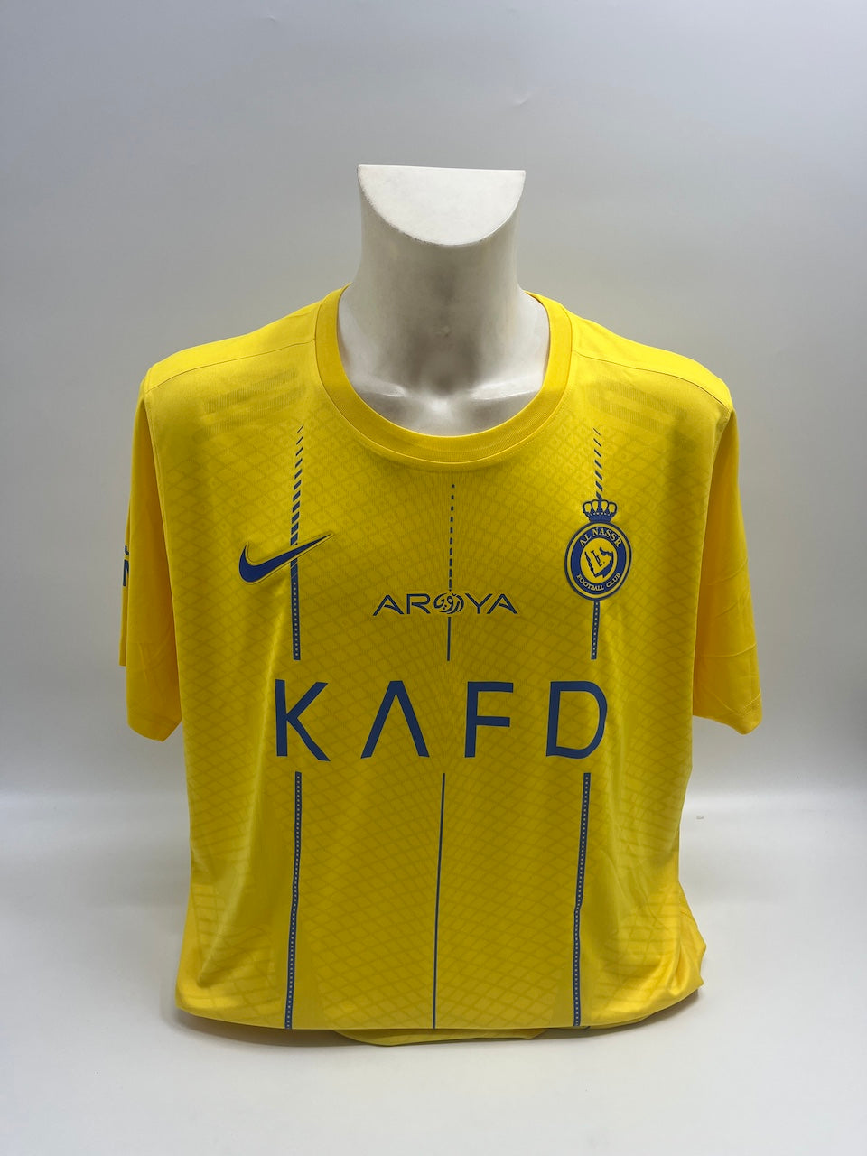 Al Nassr FC Trikot Cristiano Ronaldo signiert Autogramm COA Fußball XXL