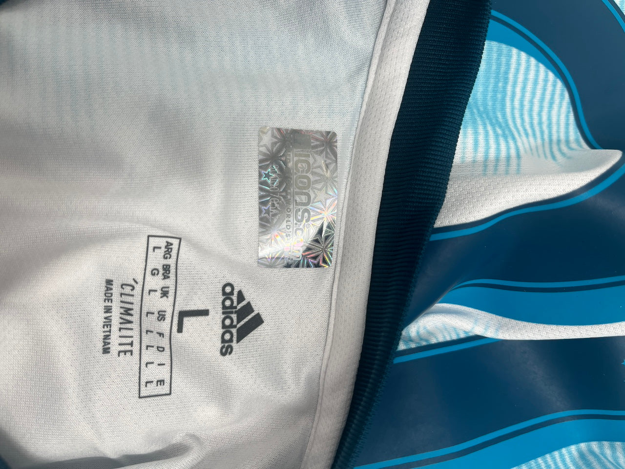 Argentinien Trikot Lionel Messi signiert Autogramm Adidas COA L