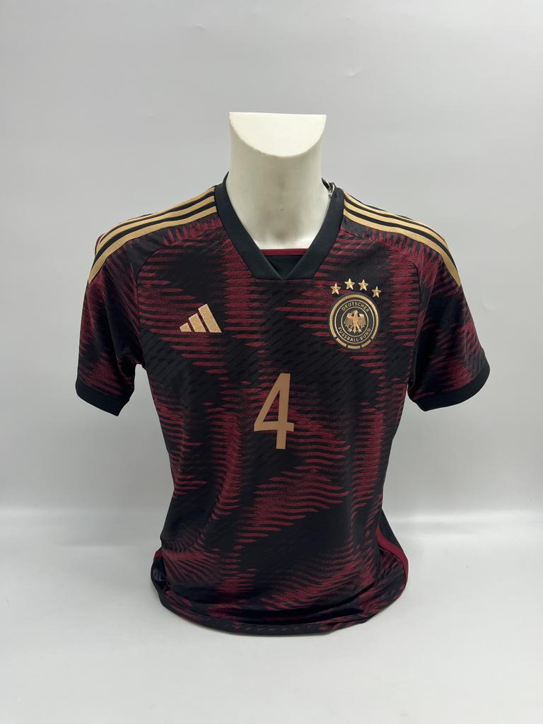 DFB Trikot Jürgen Kohler signiert Adidas COA Deutschland Autogramm M