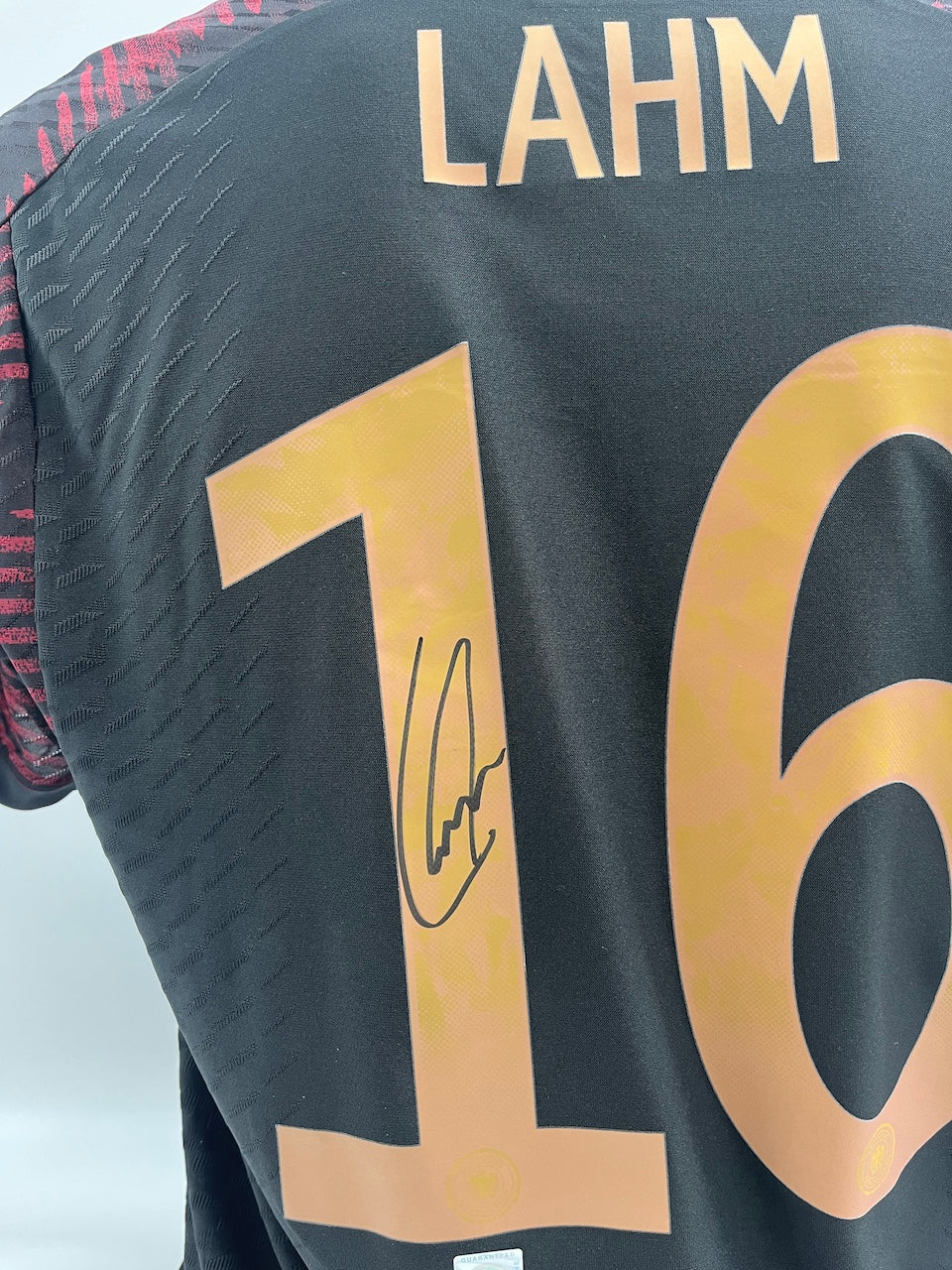 DFB Trikot Philipp Lahm signiert Adidas COA Deutschland Autogramm M