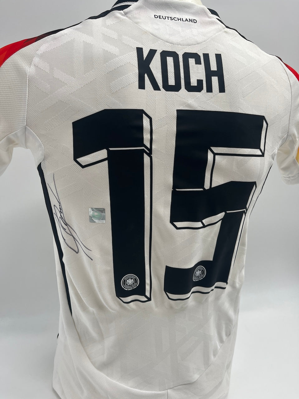 DFB Trikot Robin Koch signiert Adidas COA Deutschland Autogramm XS
