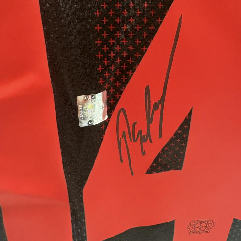 Bayer Leverkusen Trikot Patrik Schick signiert New Balance COA Autogramm XL