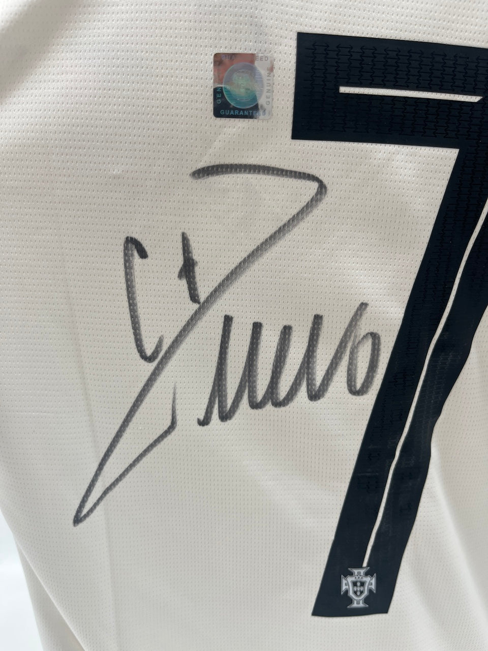 Portugal Trikot Cristiano Ronaldo signiert Autogramm COA Fußball M