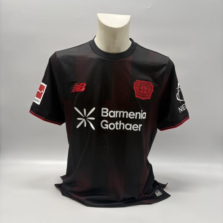 Bayer Leverkusen Trikot Martin Terrier signiert New Balance COA Autogramm L