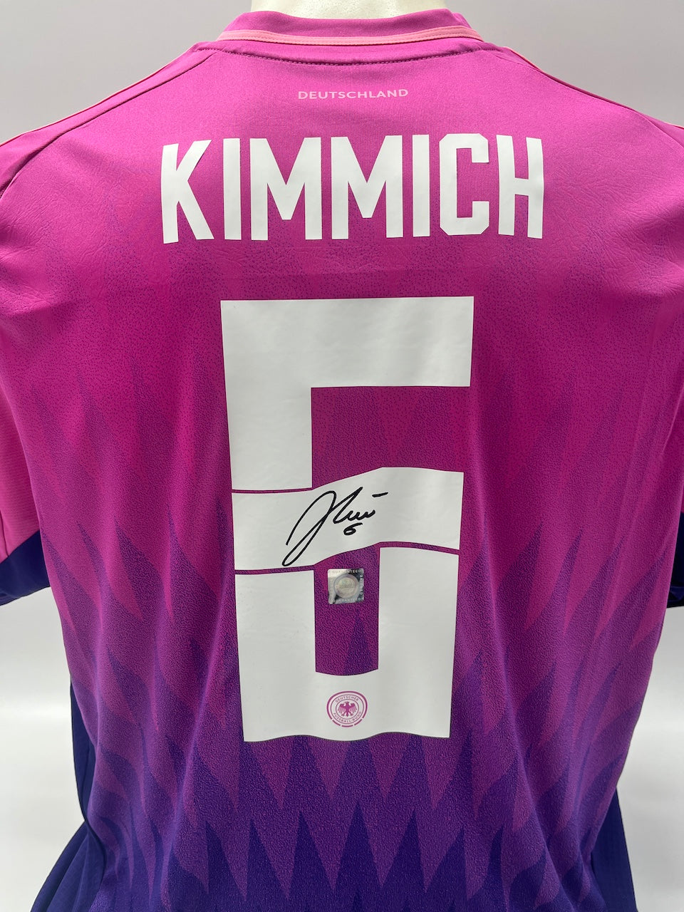 DFB Trikot Joshua Kimmich signiert Adidas COA Deutschland Autogramm XL