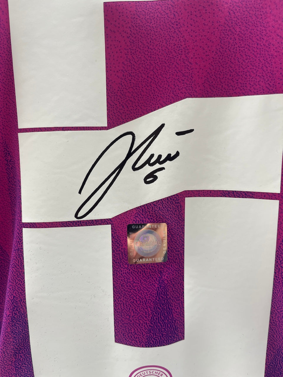DFB Trikot Joshua Kimmich signiert Adidas COA Deutschland Autogramm XL