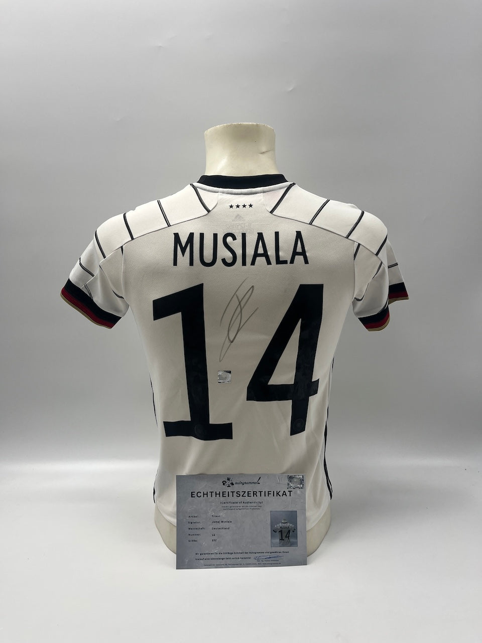 DFB jersey Jamal Musiala signed Adidas COA Germany autograph 152