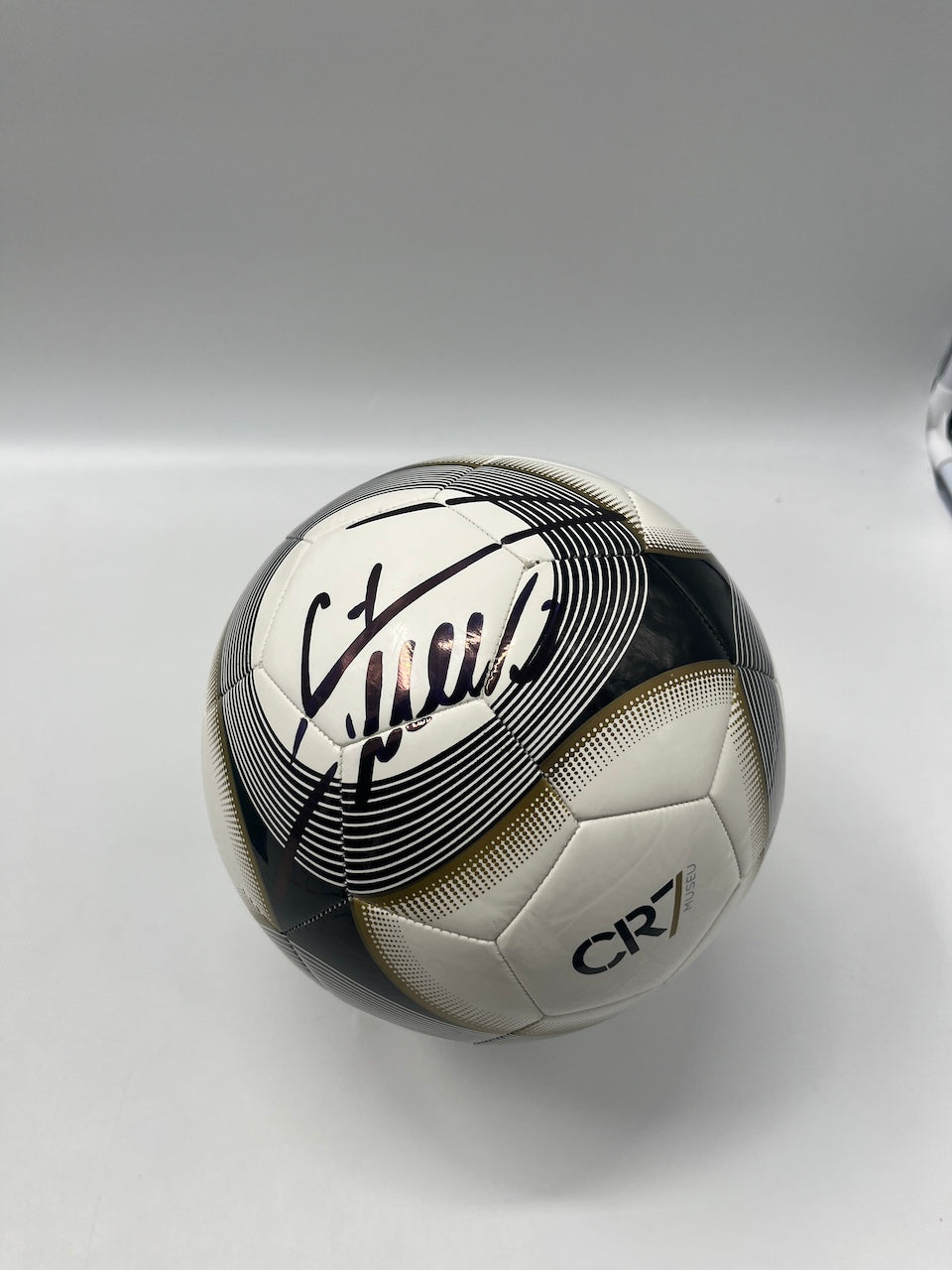 Football Cristiano Ronaldo signed Portugal Football Real Madrid Autograph CR7