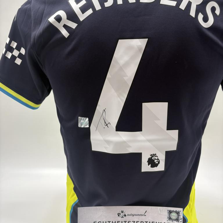 Manchester City Trikot Tijjani Reijnders signiert Autogramm Puma COA neu XS