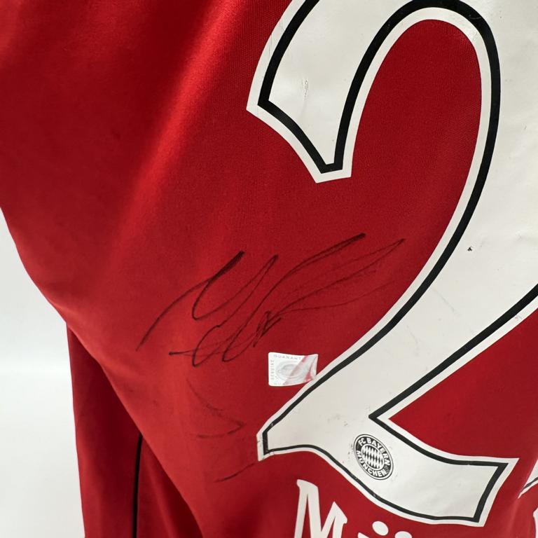 Bayern München Trikot Thomas Müller signiert Autogramme Adidas L