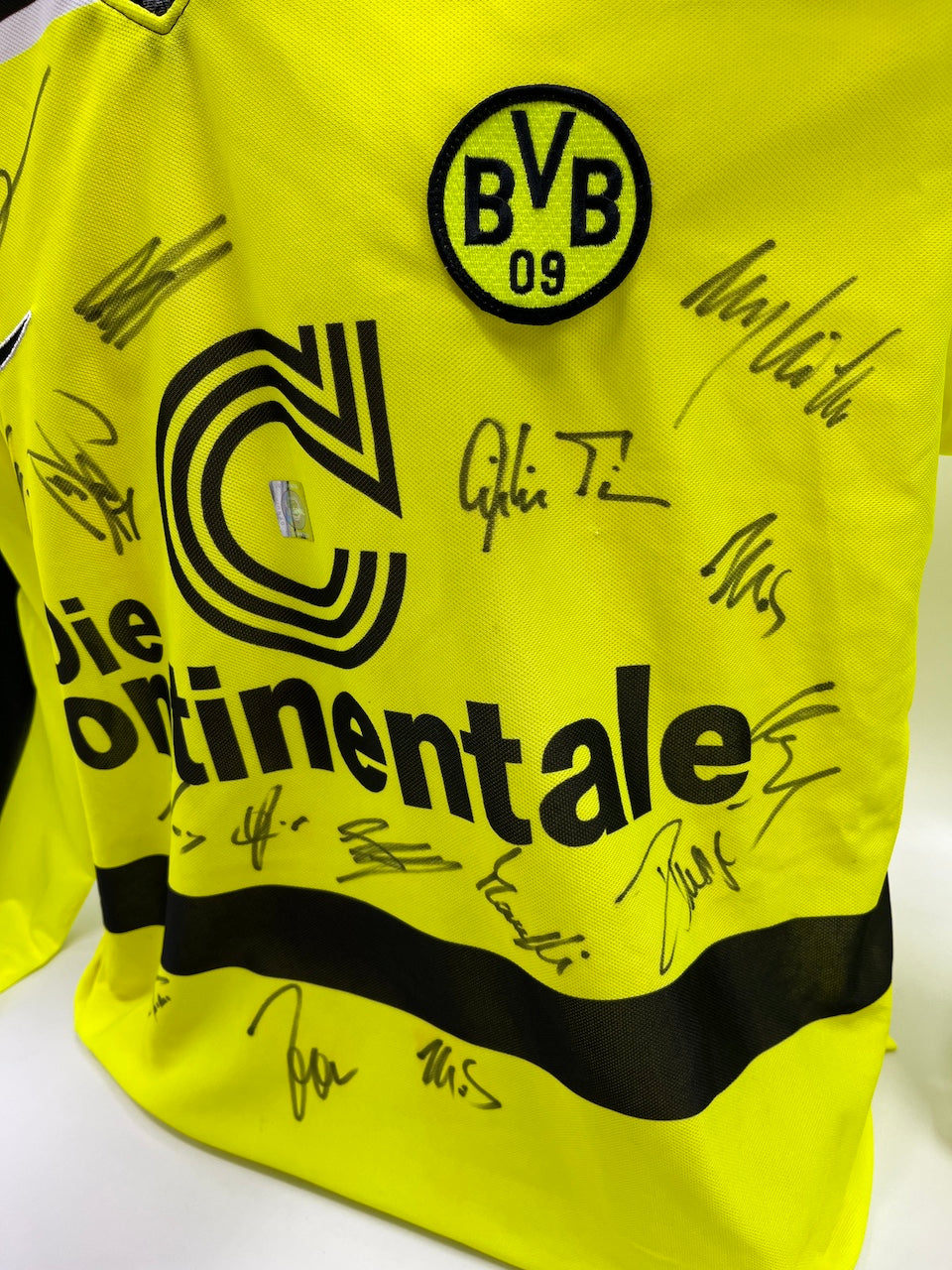 BVB Trikot 1996/1997 Teamsigniert Borussia Dortmund Nike L