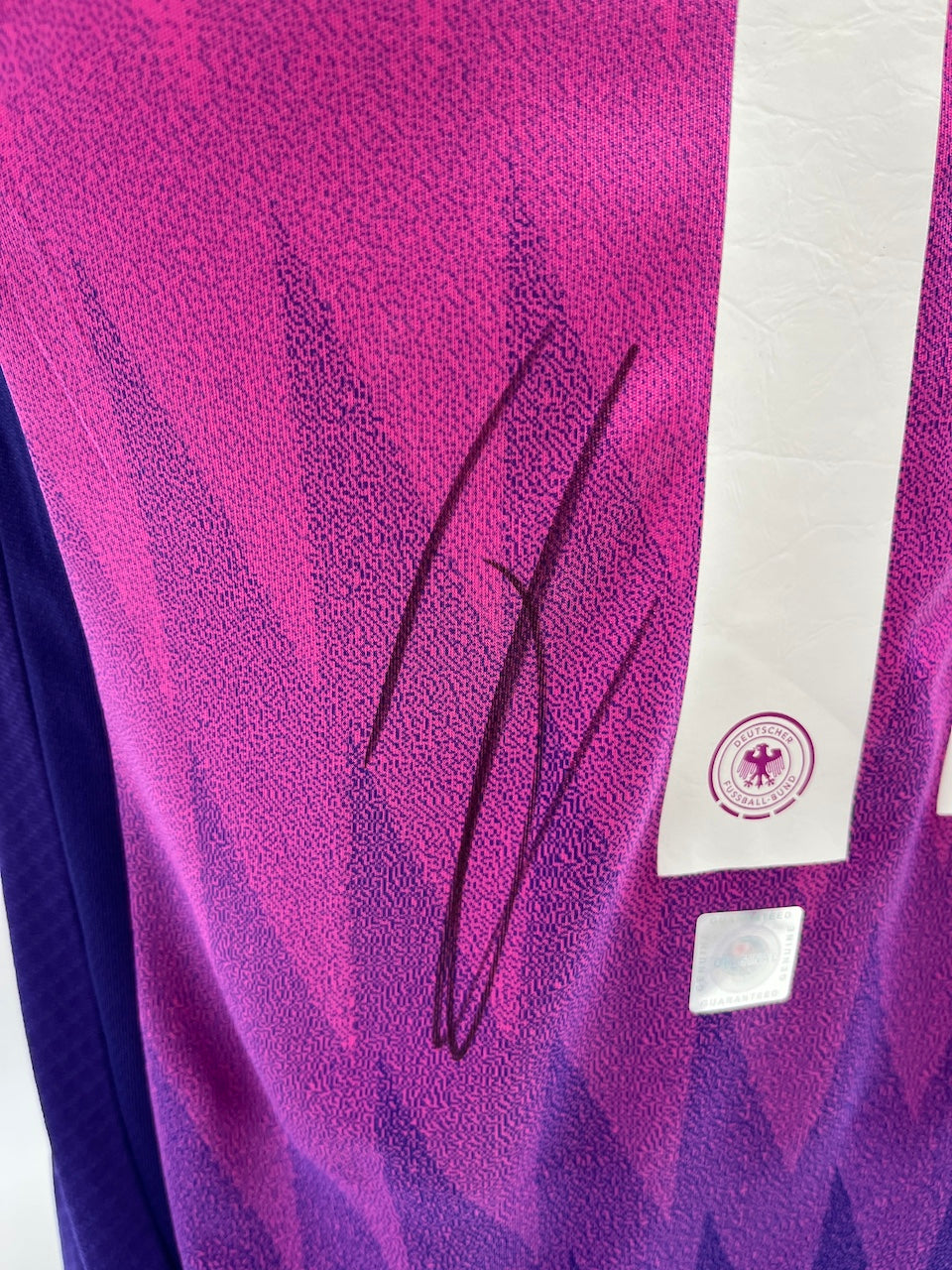 DFB Trikot Jamal Musiala signiert Adidas COA Deutschland Autogramm 152