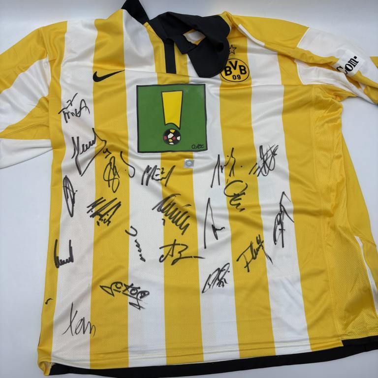 BVB Trikot 2006/2007 Teamsigniert Borussia Dortmund COA Nike XXL
