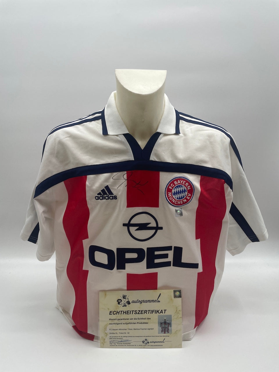 Bayern Munich jersey Markus Feulner signed autographs bundesliga adidas XL