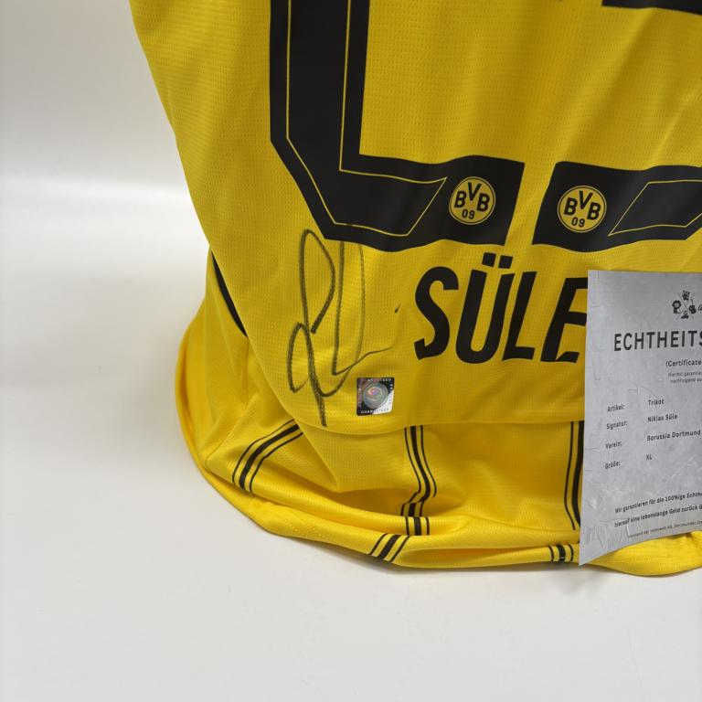 Borussia Dortmund Trikot Niklas Süle signiert BVB Autogramm Puma neu XL