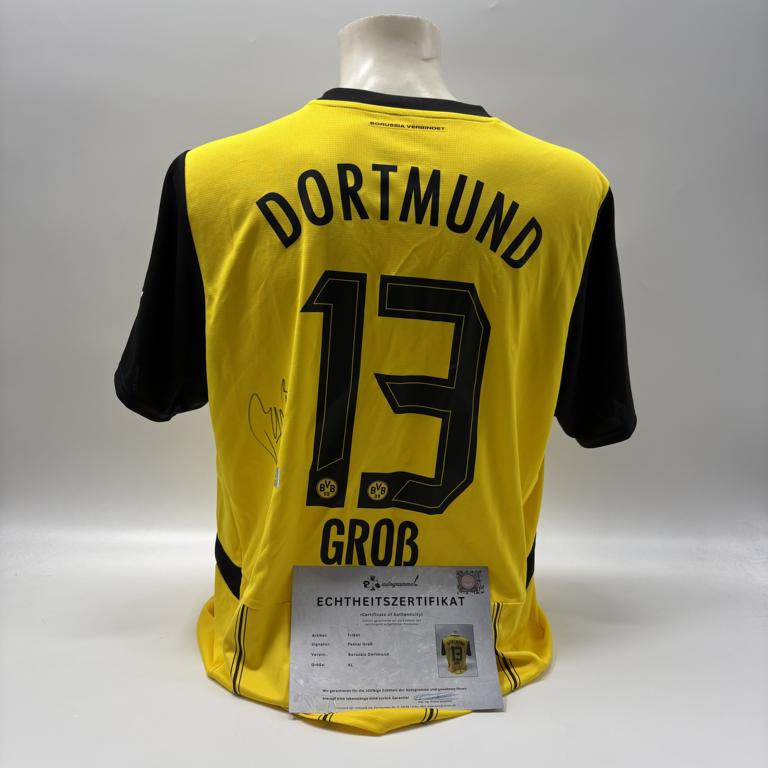 Borussia Dortmund Trikot Pascal Groß signiert Puma Autogramm XL