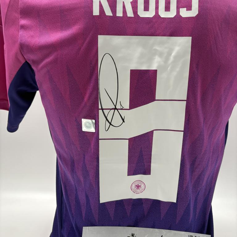 DFB Trikot Toni Kroos signiert Autogramme Adidas Deutschland COA S