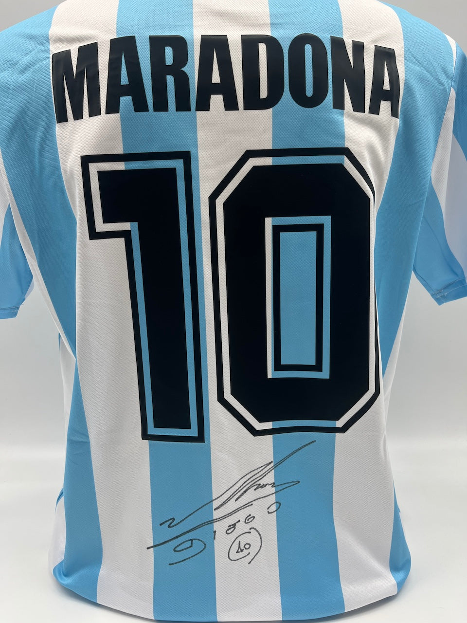 Argentina jersey Diego Maradona signed autograph COA new L