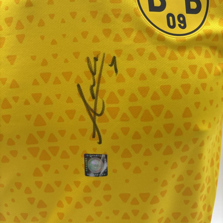 Borussia Dortmund Trainingsshirt Waldemar Anton signiert Puma COA Autogramm S