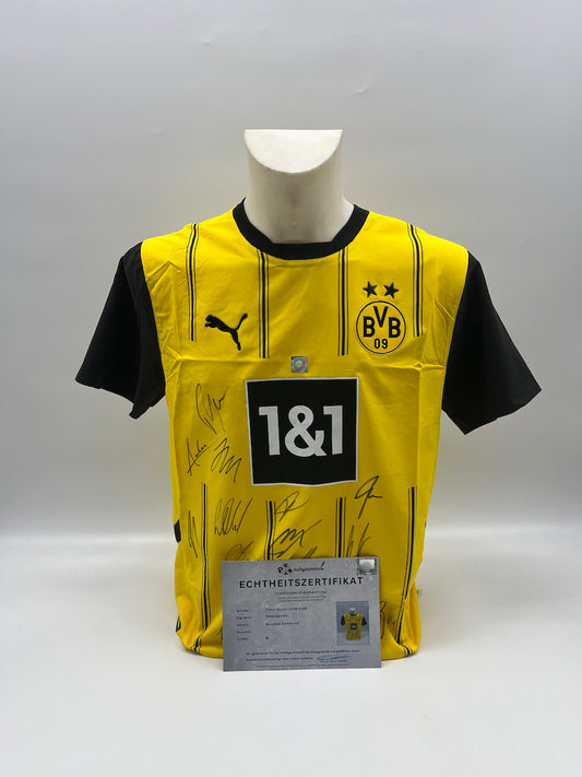 BVB Trikot 2024/2025 Teamsigniert Borussia Dortmund Bundesliga COA Puma M