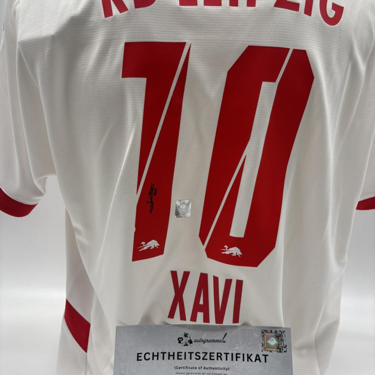 RB Leipzig Trikot Xavi Simons signiert Autogramm Puma COA L