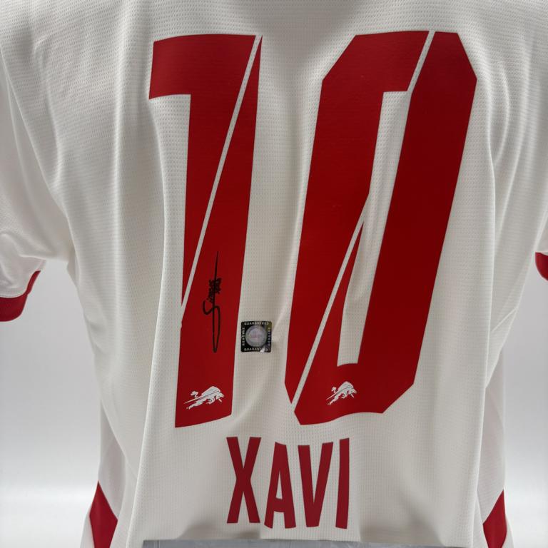 RB Leipzig Trikot Xavi Simons signiert Autogramm Puma COA M