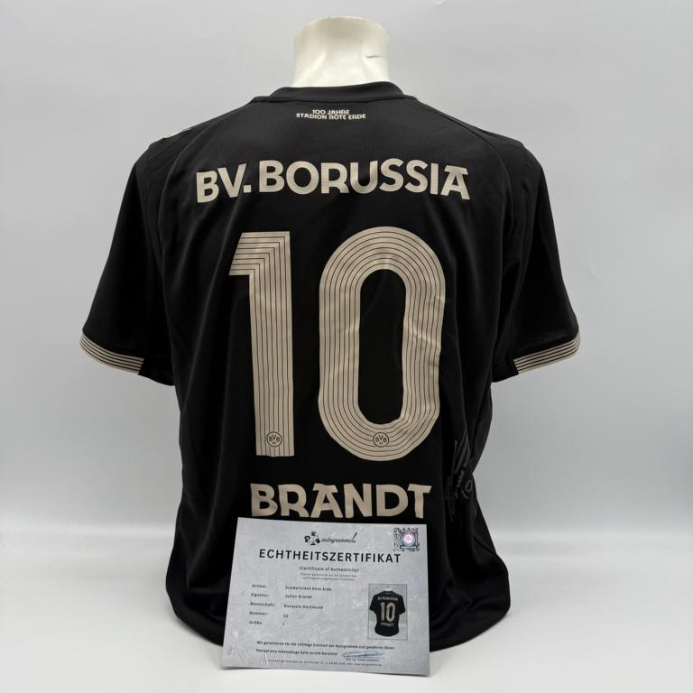 Borussia Dortmund Sondertrikot signiert Julian Brandt BVB Puma Autogramm L
