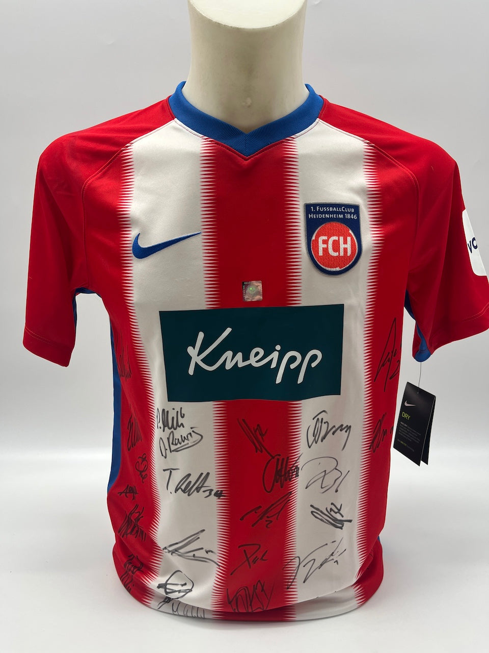FC Heidenheim Jersey 2019/2020 Team Signed COA Nike M
