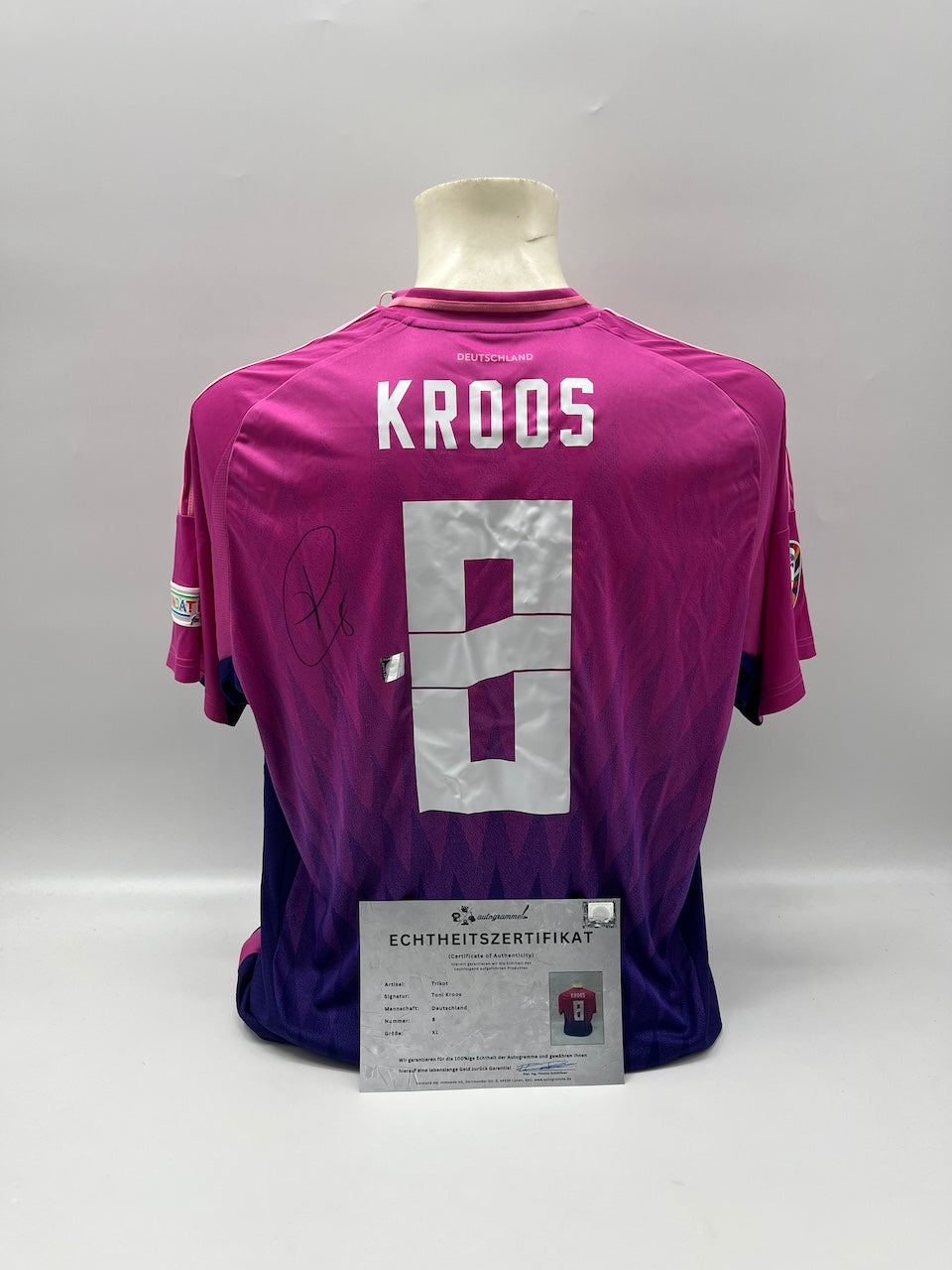 DFB jersey Toni Kroos signed autograph Adidas Euro 2024 COA XL