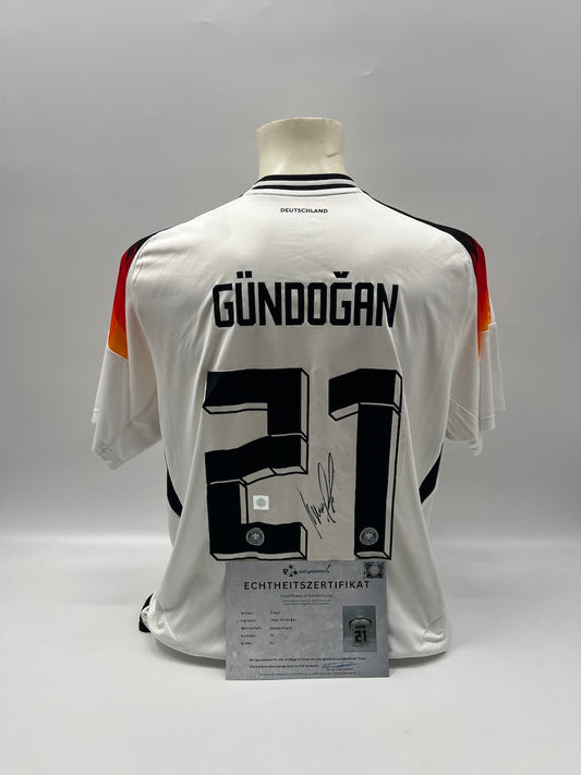 DFB Trikot Ilkay Gündogan signiert Deutschland Autogramm COA XL